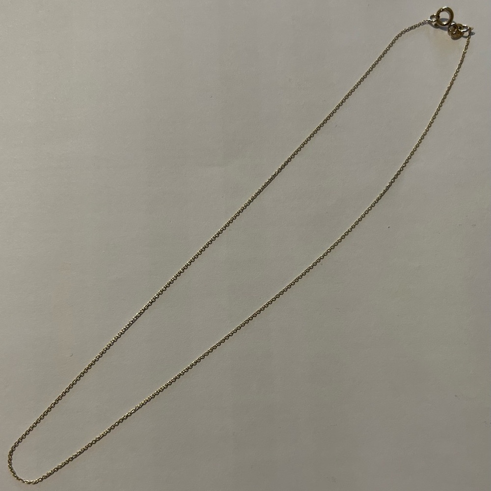 14k Solid Gold Necklace Chain